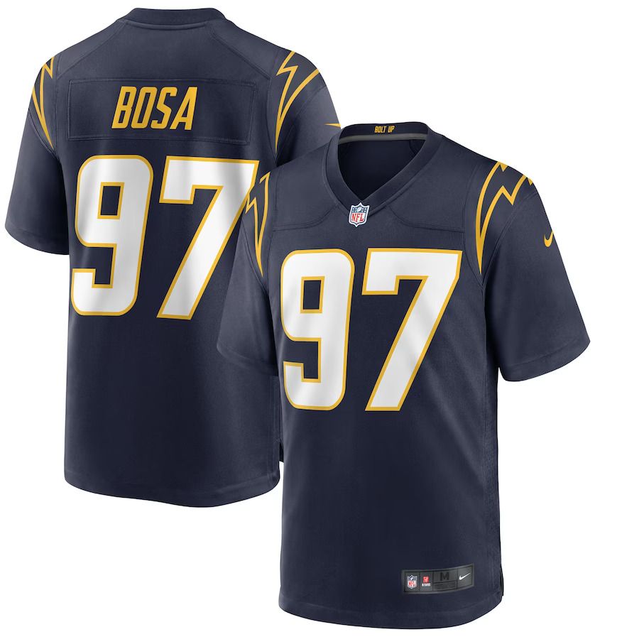 Men Los Angeles Chargers 97 Joey Bosa Nike Navy Alternate Game NFL Jersey